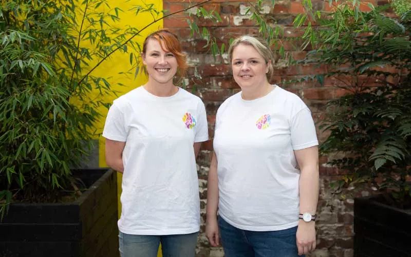 Myndr co-founders Lizzy Hodcroft and Emma Reilly