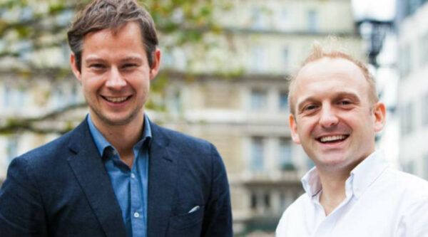 Co-founders Ben Stanway, left, and Charlie Mortimer