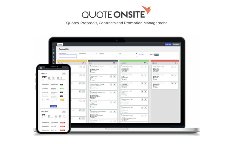 QuoteOnSite – quote, proposal, contract and promotion management software