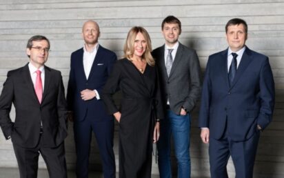 Modularbank’s founding team (L-R): Jüri Kirme, Rivo Uibo, Vilve Vene, Ove Kreison and Jan Lakspere
