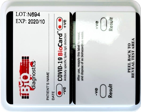 Bio-Diagnostics BioCard