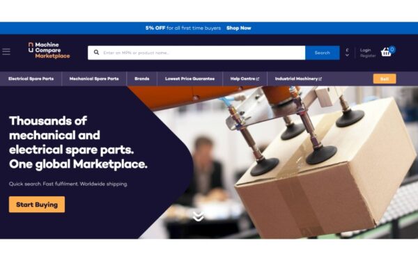Machine Compare Marketplace Homepage