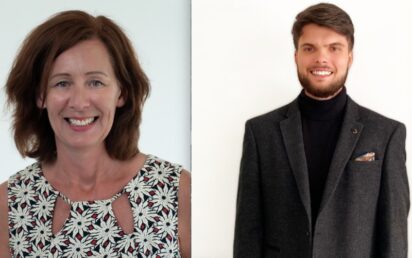 New hires Alison Schmid and Charlie Brooks