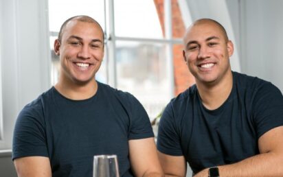 Identical twins Alexander and Oliver Kent-Braham, co-founders of Marshmallow