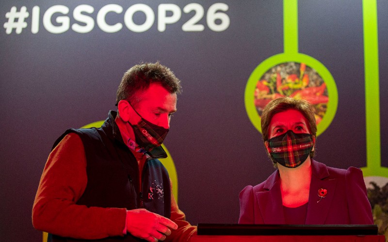 IGS and Nicola Sturgeon at COP26