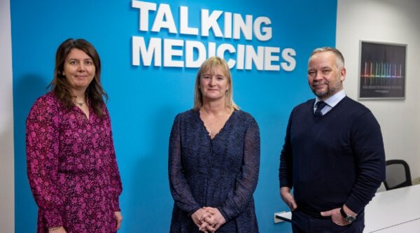 Jo Halliday, Dr Elizabeth Fairley and Dr Scott Crae, Talking Medicines