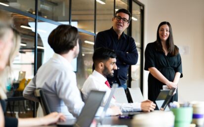 Mayor Andy Burnham at Grayce's Manchester collaboration hub