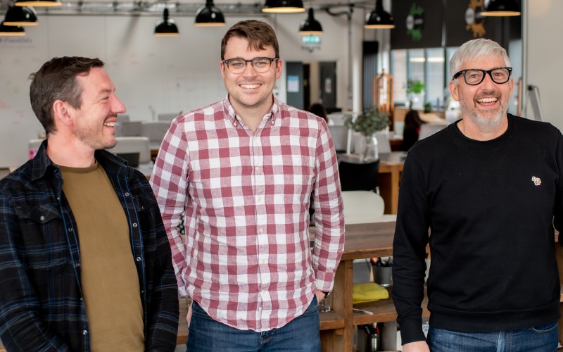 The Data City co-founders Alex Craven, Paul Connell and Tom Forth