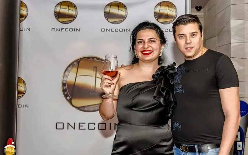 OneCoin founders Ruja Ignatova and Karl Sebastian Greenwood
