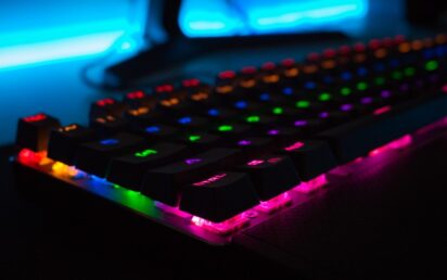 Tech keyboard. Credit: Mateo, Unsplash