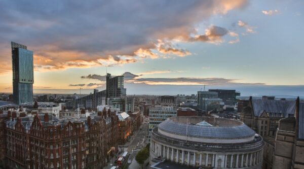 View from KPMG's offices in Manchester