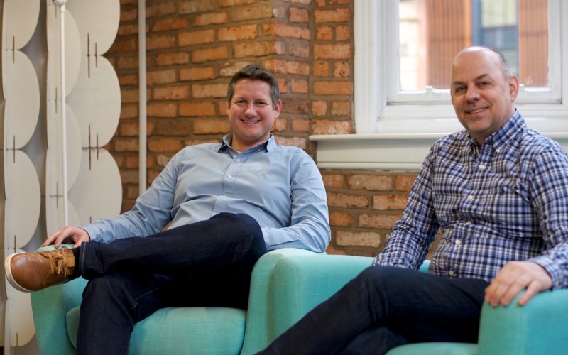 (L-R) Steven Ledgerwood succeeds current CEO and co-founder Duncan Stockdill, at Capsule
