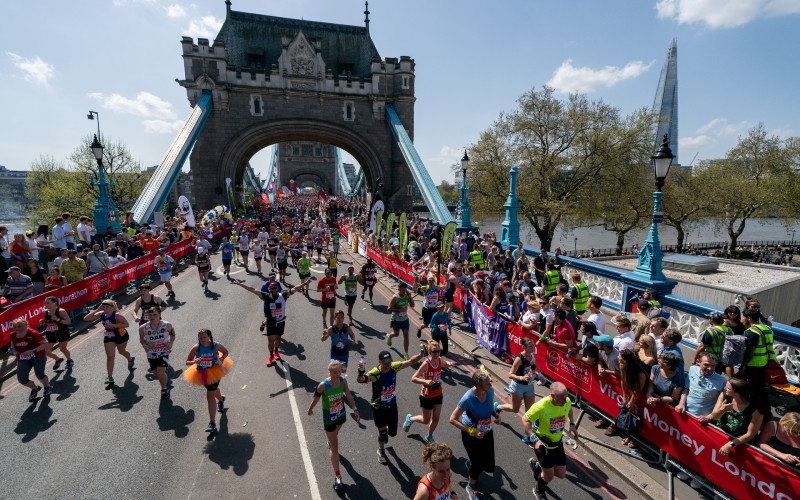 Tower Bridge, London Marathon