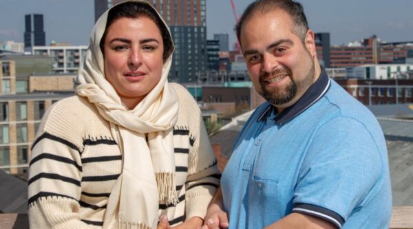 UrbanChain CEO Somayeh Taheri (left) and COO Mo Hajhashem