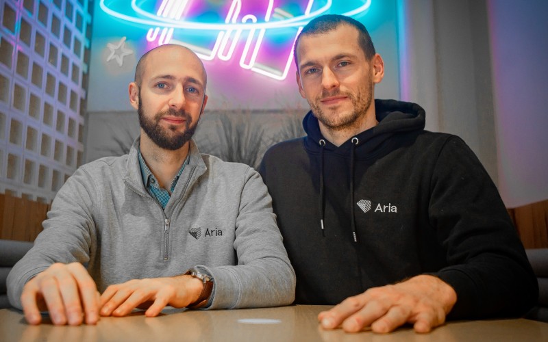 Vincent Folny and Clement Carrier, co-founders, Aria