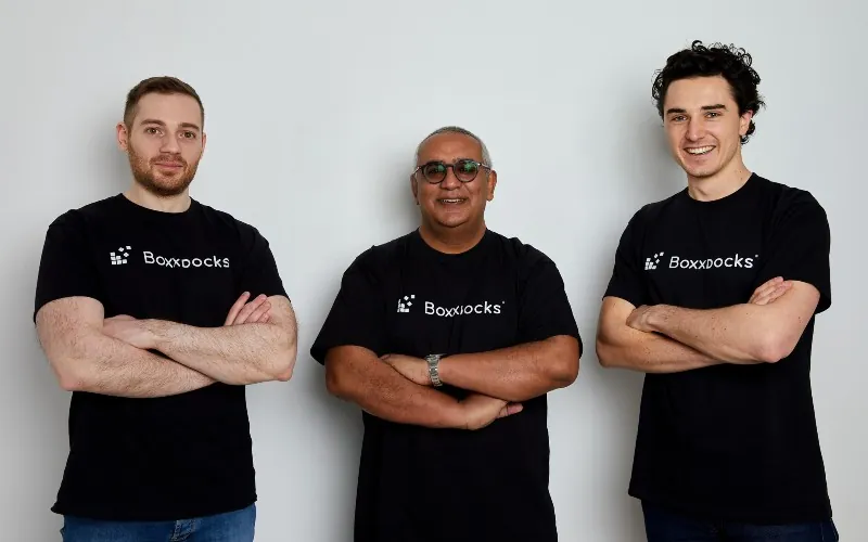 BoxxDocks cofounders Alessandro Attanzio, CEO, Amarjit Pall, CBO, and James Della Valle, CTO