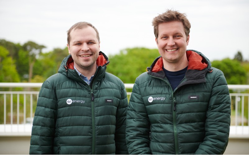 Nick Woolley and Chris Darby, co-founders of ev.energy