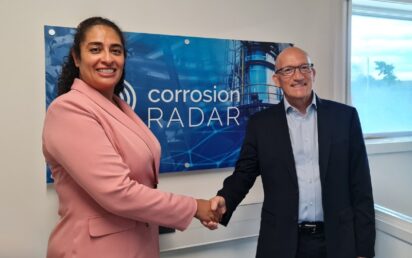 CorrosionRADAR CEO Chiraz Ennaceur and Dominic Emery