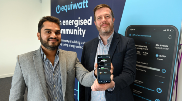 equiwatt CEO Dr Johnson Fernandes and Chris McCourt