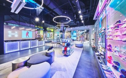 voke's digital signage and interactive kiosks for JD Sports in Times Square, New York.