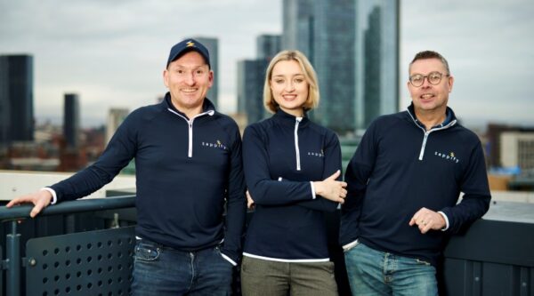 Zappify founders Keith Robinson, left, and Paul Smith with digital marketing executive Lauren Grantham