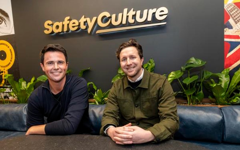 Left to right - SafetyCulture CFO & COO John Blake and Joe Manning, MD, MIDAS