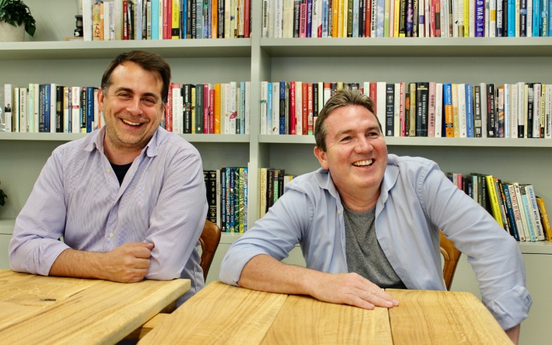 Wagestream founders Portman Wills (left) and Peter Briffett (right)