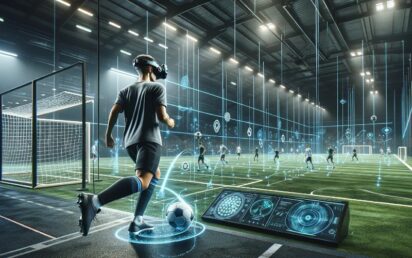 Virtual reality, VR in football