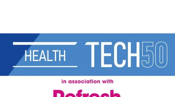 HealthTech 50 logo with Refresh v2