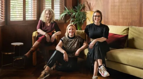 Hey Savi founders Victoria Peppiatt, Angela Vinci and Sarah Daniel