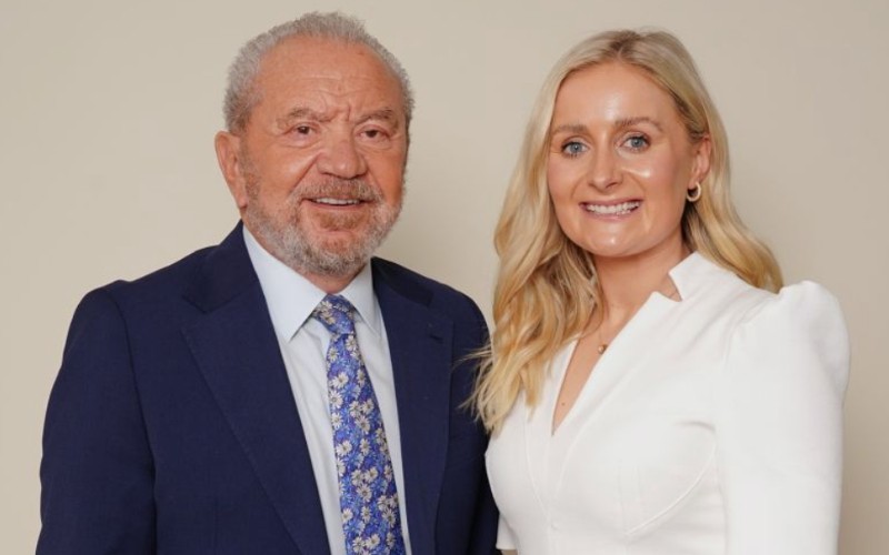 Rachel Woolford and Lord Sugar