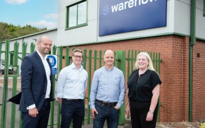 Warehow - l-r Dave Tindall Howard Mitchell Pete Harris Sandy Reid