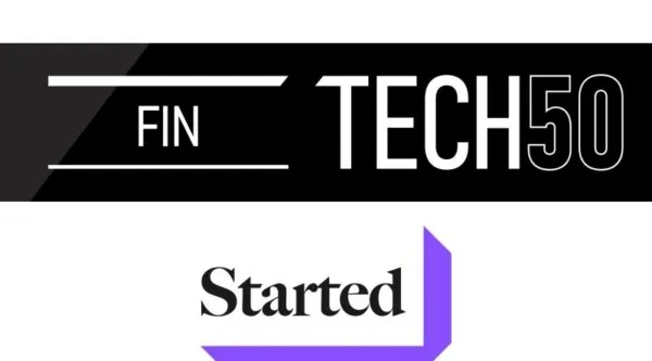 FinTech 50 with Started logo