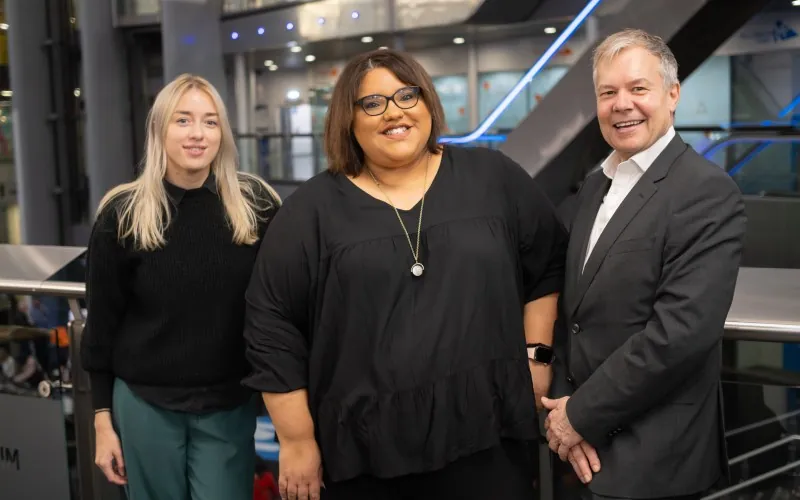 Liz Hobster (Midven, part of Future Planet Capital), Tara Attfield-Tomes (The 51% Club), and Rupert Lyle (Midven, part of Future Planet Capital)