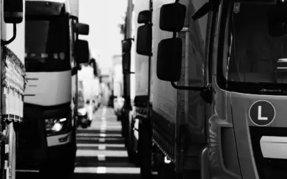 Lorry, lorries. Credit: Wolfgang Hasselmann, Unsplash