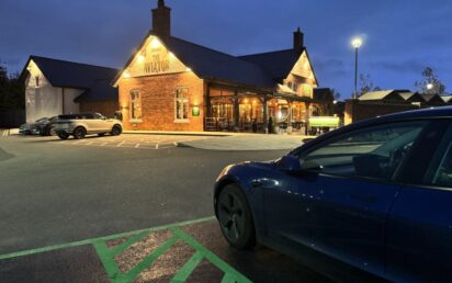 JW Lees aviator gets EV charging point