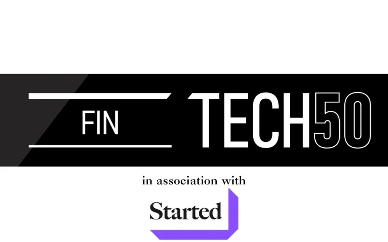 FinTech 50 in association with Started logo