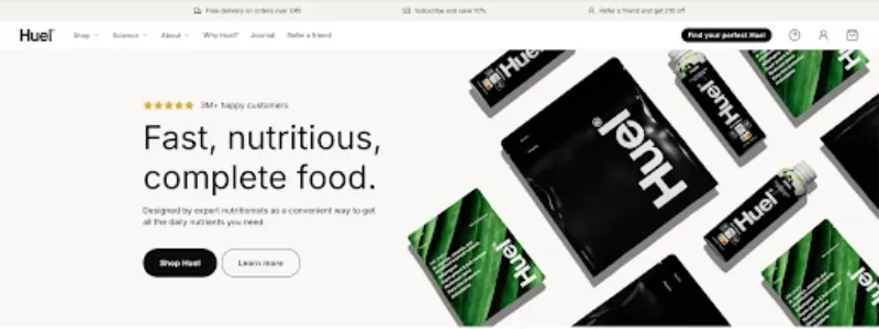 Huel website