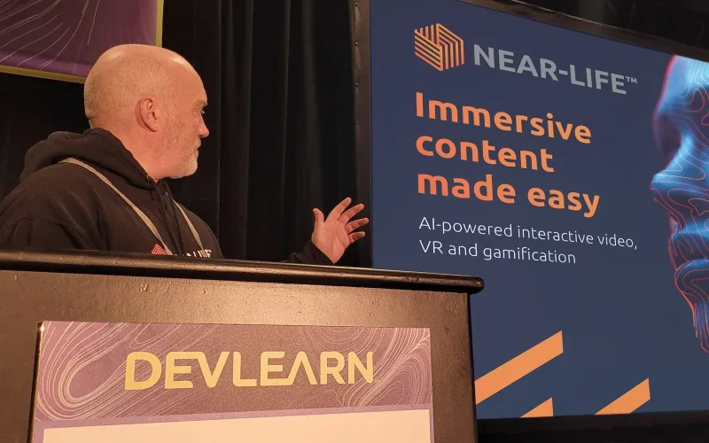 Mike Todd launches Near-Life AI at DevLearn