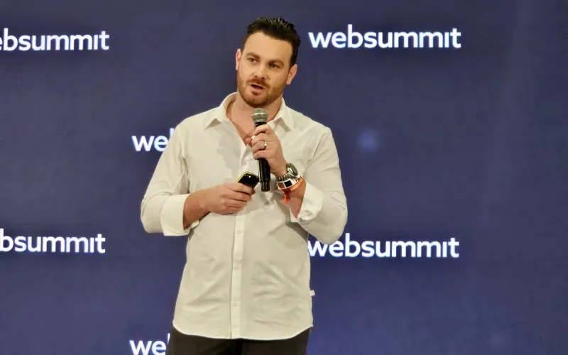 Sean Brown of Versori speaking at Web Summit