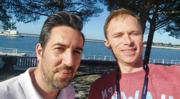 Yiannis Maos MBE & Jonathan Symcox at Web Summit