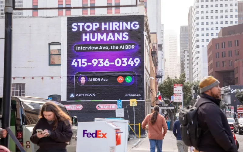 Artisan AI billboard