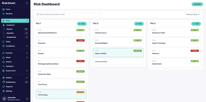 risksmart_enterprise risk module