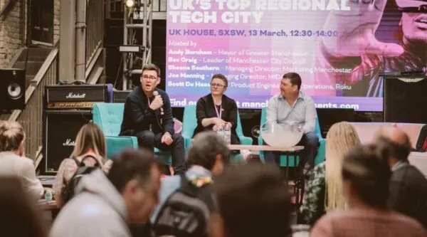 Andy Burnham speaks at SXSW