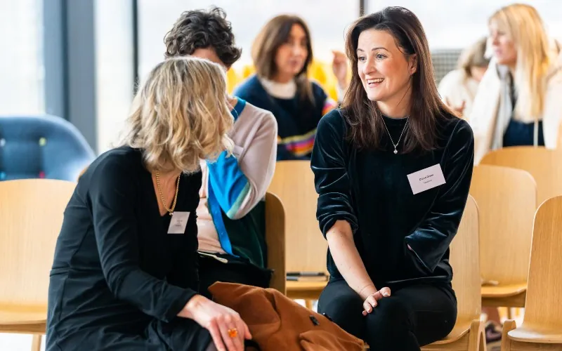 Claire Given, Equipmii, speaking to Emily Nott