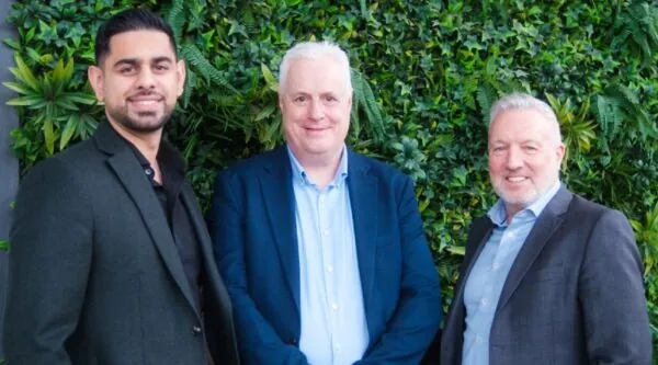 L-R - Fayyaz Shah, COO at METCLOUD; Mike Lewis, sector lead for creative, digital & tech at WMGC; and Ian Vickers, CEO at METCLOUD