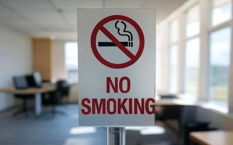 No smoking sign