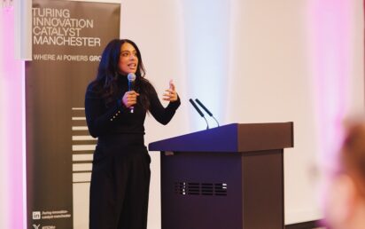 Liz Scott MBE, executive director at the Turing Innovation Catalyst Manchester. Image credit: Mark Crayden