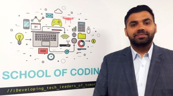 Manny Athwal, founder and CEO of School of Coding