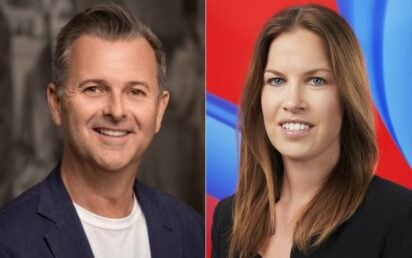 Daisy Group founder, Matthew Riley, and Jo Bertram, managing director of Virgin Media O2 Business